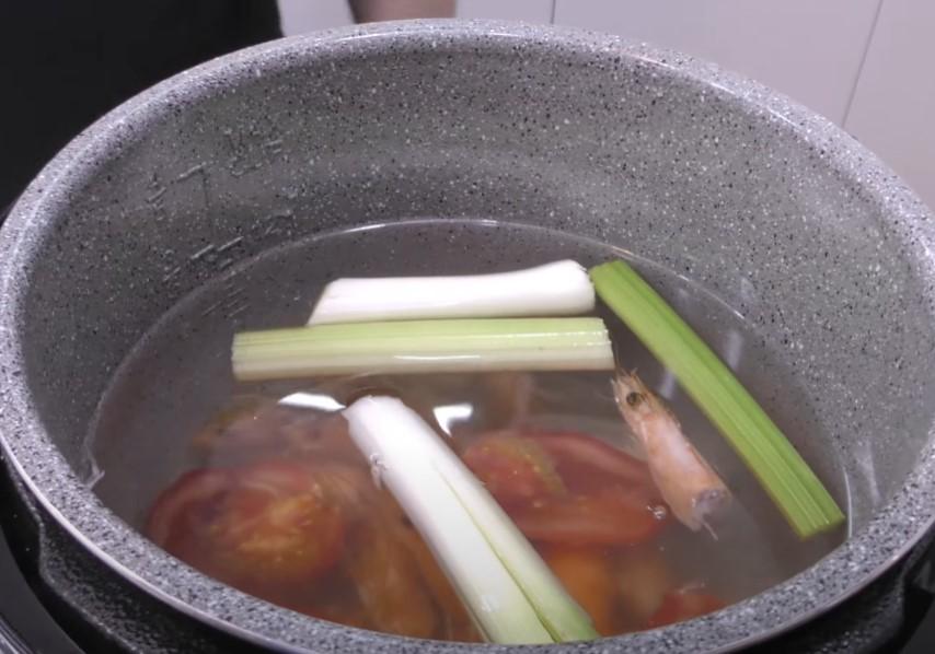 arroz caldoso con marisco paso 1