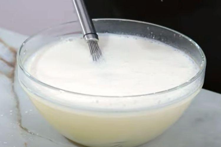 Flan parisino, paso 2