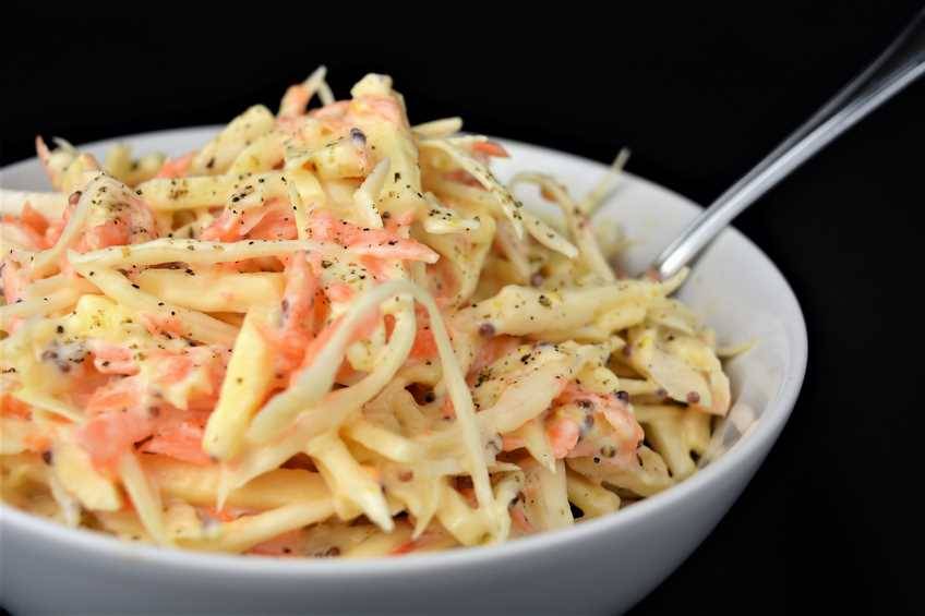 ensalada de col o coleslaw paso final