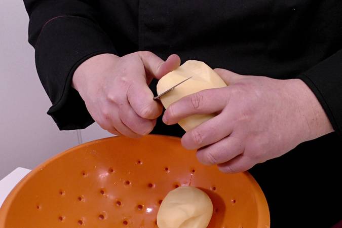 patatas con salchichas paso 2