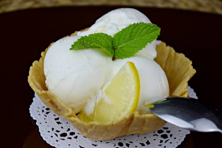 helado de limon casero