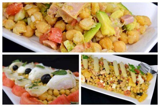 ensalada de garbanzos
