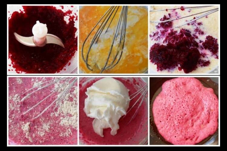 tortitas de remolacha