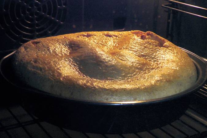 flan de turrón paso 5