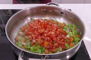 pollo a la jardinera, paso 3