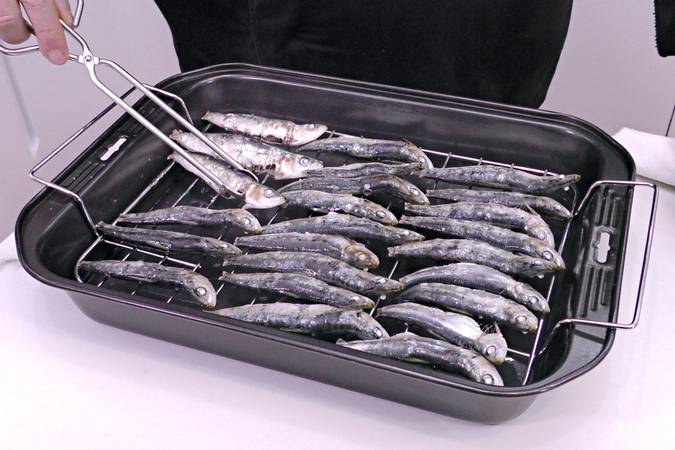 sardinas asadas paso 2