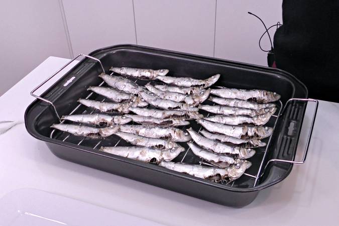 sardinas asadas paso 3
