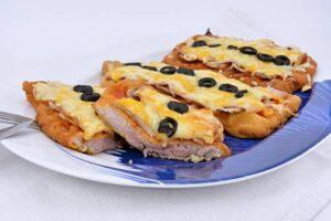 milanesas de pollo a la napolitana paso final