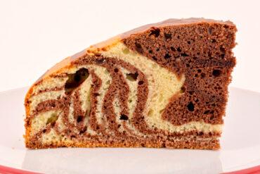 bizcocho de dos colores