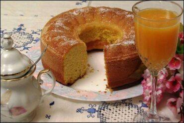 bizcocho de naranja sin azúcar