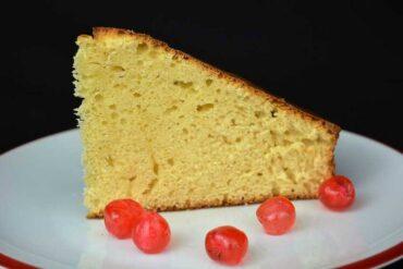 bizcocho de queso y vainilla