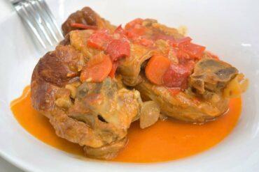 cordero al chilindron