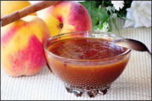 mermelada de melocotón con vino