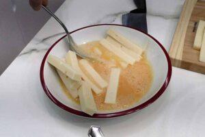 fingers de queso, paso 2