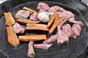 arroz con conejo de Alicante paso 1