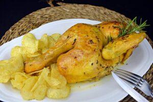 pollo asado para dieta paso final