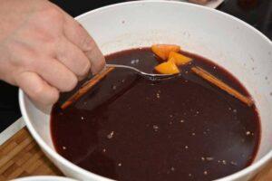 sangría casera paso 1