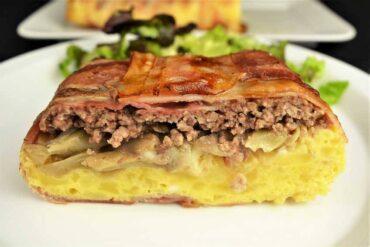 pastel de carne y tortilla