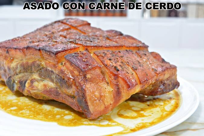 asado con carne de cerdo