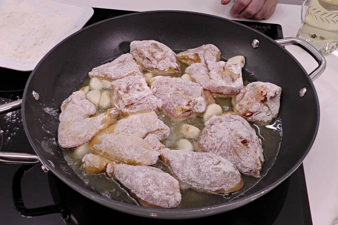 trucos para hacer pollo al ajillo paso 3