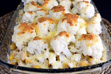 coliflor con garbanzos