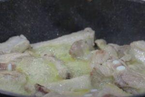 Costillas de cerdo a la jardinera paso 1