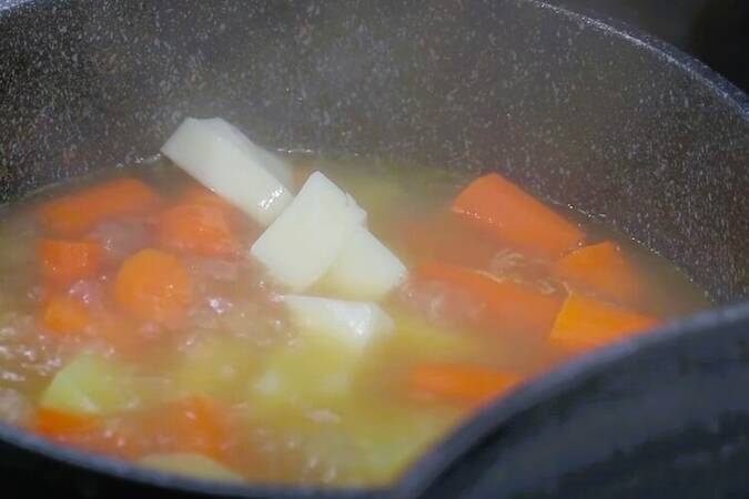 Crema de zanahoria muy fácil paso 1