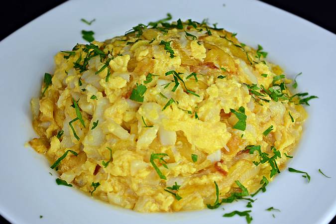 bacalao dorado a la portuguesa paso final