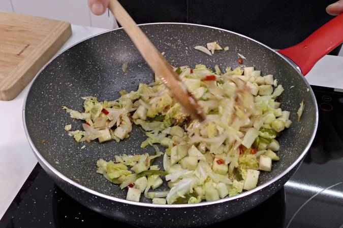 rollitos de primavera con pollo paso 2