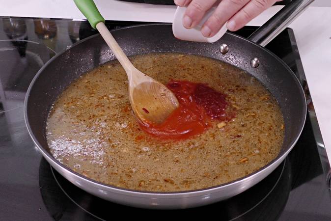 pimientos rellenos con salsa de piquillo paso 6
