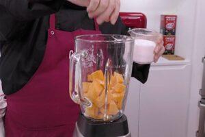 bizcocho de calabaza con pasas y nueces paso 1