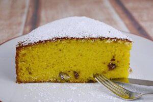 bizcocho de calabaza con pasas y nueces paso final