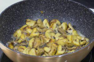 pollo con champiñones paso 7