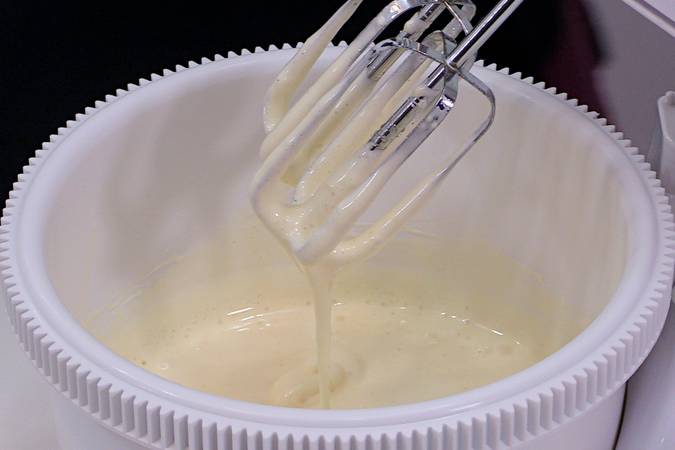 bizcocho de plátano caramelizado paso 3