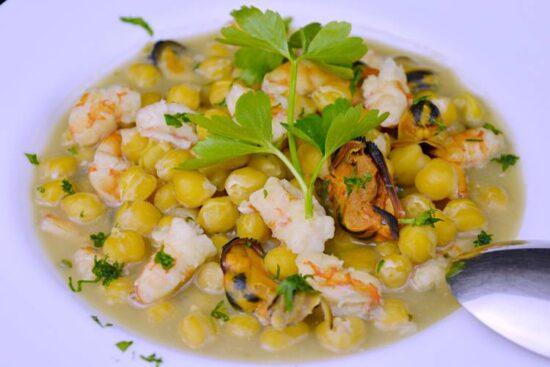 garbanzos a la marinera