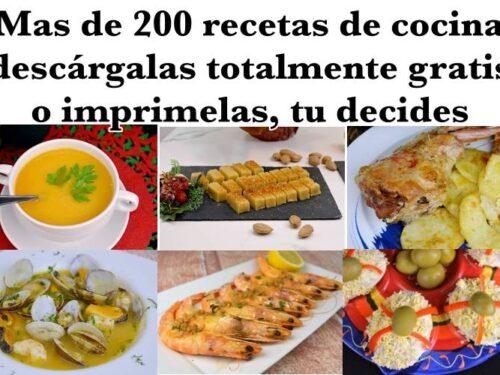 Recetarios de cocina gratis en PDF de Cocina Familiar
