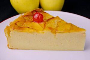 tarta de manzana con leche condensada