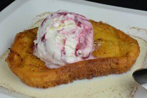 torrijas con helado