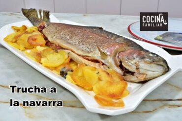 trucha a la navarra