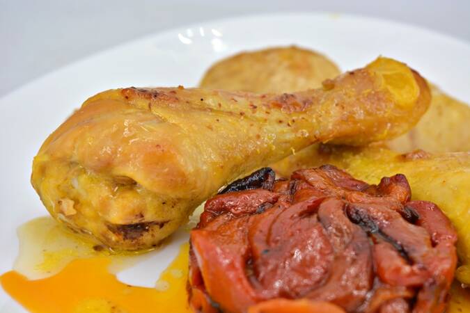 Pollo asado con pimientos najeranos paso 6