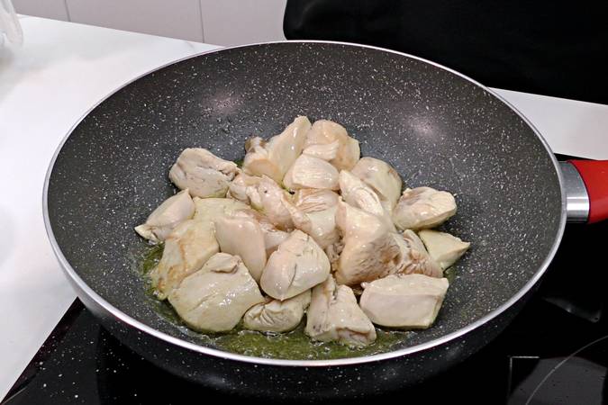 pollo al curry paso 1