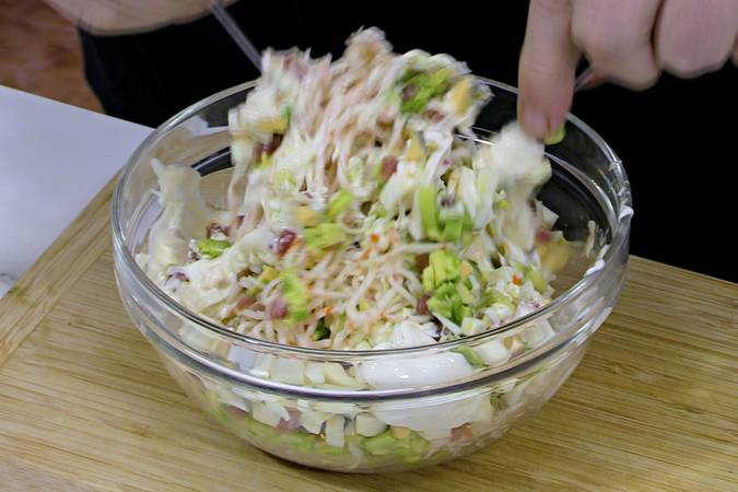 canapés de salmón ahumado paso 7