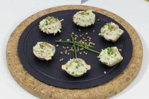 canapés de salmón ahumado paso 8