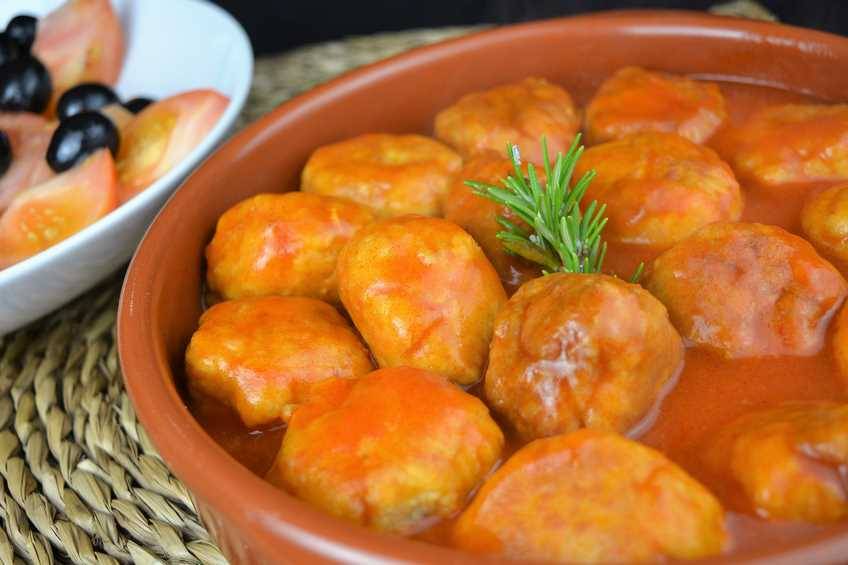albóndigas de pollo
