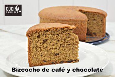 bizcocho de café y chocolate