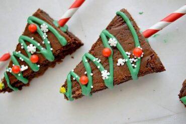 brownies de navidad