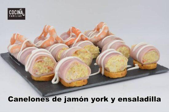 canelones de jamon york