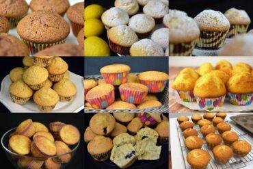 magdalenas esponjosas con copete