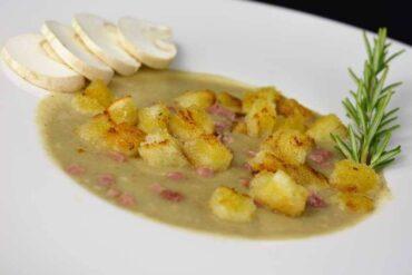 Crema de champiñones