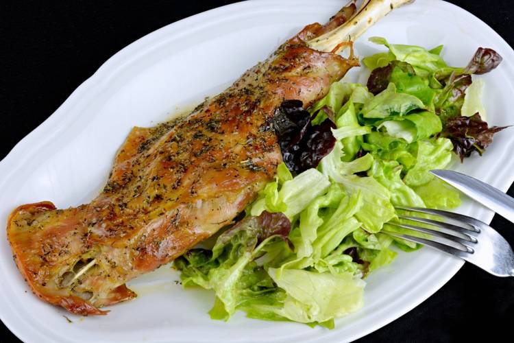 paletillas de cordero al horno